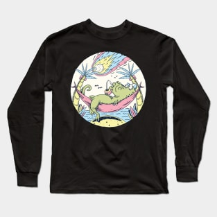 Dinosaur Asteroid Day Long Sleeve T-Shirt